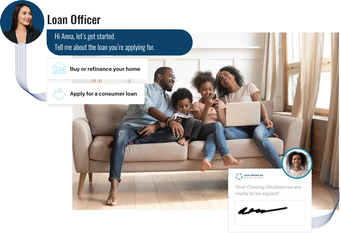 Sun American Mortgage's loan officers making mortgage financing a seamless experience for every borrower.